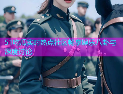 51吃瓜实时热点社区畅享娱乐八卦与深度讨论