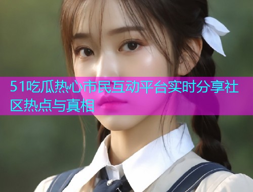 51吃瓜热心市民互动平台实时分享社区热点与真相
